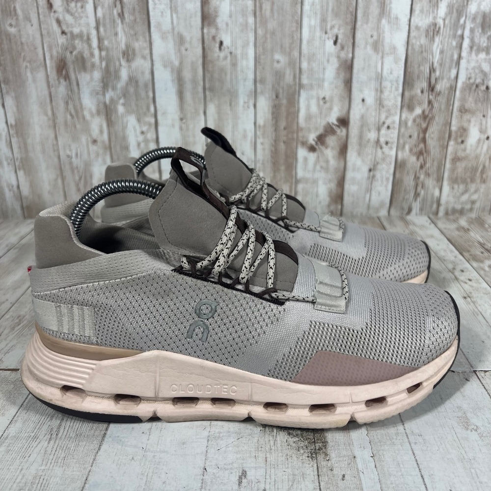 On Running Cloudswift Womens 9 Grey Pink CloudTec Sneakers 26.98124